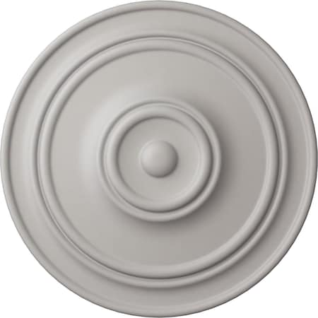 Ekena Millwork Classic Ceiling Medallion (For Canopies up to 5 1/2"), 21 7/8"OD x 2 3/8"P, Ultra Pure White CM22CLUWF